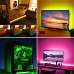 1-30M Led Strip Lights Bluetooth APP Control RGB LED Lights for TV USB 5V WIFI Led Tape for TV Backlight Room Party Decoration