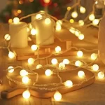 10M USB/Battery Power Ball LED String Lights Garland Lights Outdoor Lamp Wedding Garden Fairy Lights Christmas Decoration