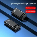 200000mAH 120W Power Bank Super Fast Charging Battery High Capacity Digital Display External Battery For iphone Samsung Xiaomi