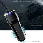48W Car Charger With Spring Micro USB Type C Cable For iPhone 12 11 XR 8 Cigarette Lighter USB Truck Car Charger For Phone