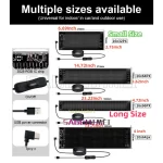 5V USB LED Matrix Pixel Panel Multilingual APP DIY Graffiti Scrolling Text Animation Display Car Remote Truck Devil’s Eye Lights
