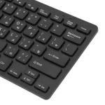 78 Keys German Russian French Keyboard  Thin USB Wired Desktop Computer Small Language Keyboard for Home PC Laptop