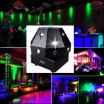 80W Professional DJ Disco Ball Lights LED Beam Laser Strobe Moving Head  Light DMX DJ Controller Party Show Stage Lighting