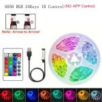 1-30M Led Strip Lights Bluetooth APP Control RGB LED Lights for TV USB 5V WIFI Led Tape for TV Backlight Room Party Decoration