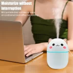 Air Humidifier Mini Office Desktop Air Conditioning Room humidificador Usb Small Home Aroma Diffuser Cool Mist Sprayer Purifier