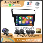 Android 13 For Volkswagen VW Golf 7 MK7 GTI 2011 2012 2013 – 2021 Car Radio Carplay Multimedia Auto GPS Stereo 2din Video Player