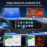 CarlinKit CarPlay Ai Box Android 13 SM6225 8 cores 8G+128G Smart Android TV Box Wireless CarPlay Android Auto Support 512GB SD