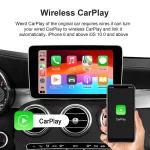 Carplay AI Box  Wireless Android Auto Smart TV Box Android 13 For Youtube Netflix Toyota Mazda Hyundai Haval GMC Ford MG VW Kia