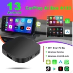 Carplay AI Box  Wireless Android Auto Smart TV Box Android 13 For Youtube Netflix Toyota Mazda Hyundai Haval GMC Ford MG VW Kia