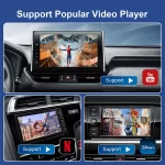 Carplay AI Box  Wireless Android Auto Smart TV Box Android 13 For Youtube Netflix Toyota Mazda Hyundai Haval GMC Ford MG VW Kia