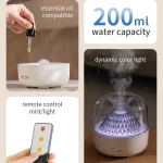Desktop Aroma Diffuser Remote Control Night Light USB Air Humidifier Essential Oil Ultrasonic Cold Mist Sprayer Home Office