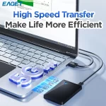 Eaget Portable External Hard Drive 1TB 5TB HDD 2.5 inch 5Gbps External Hard Disk Memory Compatible for PC Mac Desktop MacBook