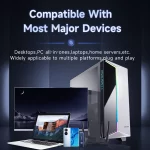 Fanxiang PS1000 Pro 10Gbps Portable Solid State Drive Fingerprint Unlocking External Portable SSD Type-C NVME PSSD Data Backup