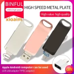 For xiaomi iPhone High Speed USB 3.0 Flash Drive 512GB 256GB 1TB 2TB Photo Stick 3in1 Thumb Memory Stick Pendrive Android TYPE-C