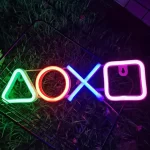 Game Controller Neon Sign for Game Room Decoration – Game Neon Sign for Teen Boys Room Decor, LED Game Neon Sign Game Wall Decor