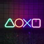 Game Controller Neon Sign for Game Room Decoration – Game Neon Sign for Teen Boys Room Decor, LED Game Neon Sign Game Wall Decor