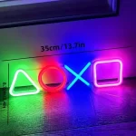 Game Controller Neon Sign for Game Room Decoration – Game Neon Sign for Teen Boys Room Decor, LED Game Neon Sign Game Wall Decor