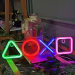 Game Controller Neon Sign for Game Room Decoration – Game Neon Sign for Teen Boys Room Decor, LED Game Neon Sign Game Wall Decor