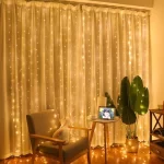 Garland Curtain for Room New Year’s Wedding Christmas Lights Decorations Curtains For Home Festoon Led Light Decor Fairy Lights