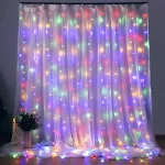 Garland Curtain for Room New Year’s Wedding Christmas Lights Decorations Curtains For Home Festoon Led Light Decor Fairy Lights