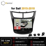 Ownice 8 core Car PC Android 9.0 360 Panorama GPS Radio navigation carplay 4G DSP SPDIF for Chevrolet Sail 2015 2016 2017 2018