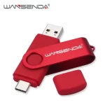 Wansenda USB Flash Drive 512GB 256GB USB 3.0 Pen Drive 128GB Cle USB Stick for Type C Android/PC 64GB Pendrive 32GB Memoria USB