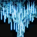 8 Tubes Meteor Shower Rain Lights Waterproof 30/50cm Led String Lights For Garden Tree Wedding Party Decoration