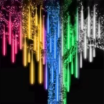 8 Tubes Meteor Shower Rain Lights Waterproof 30/50cm Led String Lights For Garden Tree Wedding Party Decoration