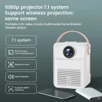 Home Theater Cinema HD Video Bluetooth Beamer Projectors Media Player X8 Projector For Android Portable