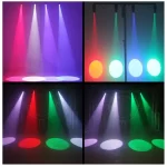 LED Disco Ball Light Beam Spot Light 10W RGBW 4in1 Stage Pinspot Light Dmx for Party Bar DJ Event
