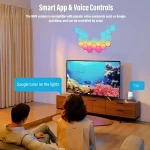 LED Hexagonal Quantum Lamp Smart Wall Panel Light RGBIC RGB Dream Color WIFI APP Voice Control Music Sync Work With Alexa Google