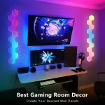 LED Hexagonal Quantum Lamp Smart Wall Panel Light RGBIC RGB Dream Color WIFI APP Voice Control Music Sync Work With Alexa Google