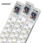 Led Module Panel Led Light Bar 220V Ceiling Lights Fixtures Lens Board  For Room Ceiling Square Lamp Wall Lamp Replacement Parts