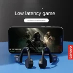 Lenovo X4 Bone Conduction Bluetooth Headphone Sports Earphone Waterproof Wireless Headset with Mic Ear Hook TWS Bass Hifi Stereo