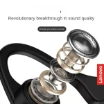 Lenovo X4 Bone Conduction Bluetooth Headphone Sports Earphone Waterproof Wireless Headset with Mic Ear Hook TWS Bass Hifi Stereo