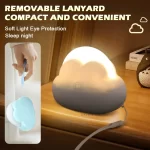 Mini Desk Lamp for Bedroom Decoration Cute Cloud Night Lamp Creative Load Birthday Gift Small Book Lamp Gaming Light