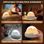 Mini Desk Lamp for Bedroom Decoration Cute Cloud Night Lamp Creative Load Birthday Gift Small Book Lamp Gaming Light