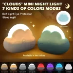 Mini Desk Lamp for Bedroom Decoration Cute Cloud Night Lamp Creative Load Birthday Gift Small Book Lamp Gaming Light