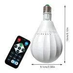 Mini Stage Light E27 Lamp Head DJ Disco Lighting Projector Light  Party Club Home Decoration Rotating Voice Controlled Lights