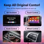 NEW Wireless Mini Box 2in1 CarPlay Android Auto Wireless Adapter Smart Mini Box Plug And Play Dongle Bluetooth WiFi Fast Connect