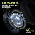 ONIKUMA B2 Headphone 2.4GHz Ultra-Low Latency Gaming Headset for PS5 XBOX PC Mac Noise Cancelling Wireless Headphones With Mic