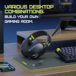 ONIKUMA B2 Headphone 2.4GHz Ultra-Low Latency Gaming Headset for PS5 XBOX PC Mac Noise Cancelling Wireless Headphones With Mic