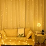 Outdoor LED USB Curtain Lights 8 Mode Fairy String Light Bedroom Party Holiday Light Christmas Decoration 3M 6M Wedding Lighting