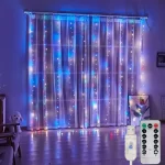 Outdoor LED USB Curtain Lights 8 Mode Fairy String Light Bedroom Party Holiday Light Christmas Decoration 3M 6M Wedding Lighting