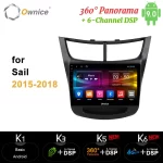 Ownice 8 core Car PC Android 9.0 360 Panorama GPS Radio navigation carplay 4G DSP SPDIF for Chevrolet Sail 2015 2016 2017 2018