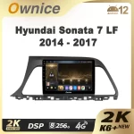 Ownice K6+ 2K for Hyundai Sonata 7 LF 2014 – 2017 Car Radio Multimedia Video Player Navigation Stereo GPS Android 12 No 2din DVD