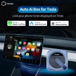 Ownice T-Box T3 T1 for Tesla Model 3 Y S X Link Siri Voice Wireless CarPlay Android Auto AirPlay Miracast Waze Spotify for Apple