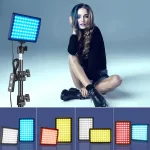 Photography LED Video Light Panel Lighting Photo Studio Lamp Kit For Shoot Live Streaming Youbube With Tripod Stand RGB Filters