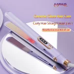 Quick Styling Hair Curler Hair Straightener 2-in-1 Safe Hair Care Hairdressing Tool Beautiful And Healthy Styling Appliance