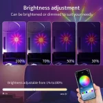 RGBIC LED Firework Lights String Bluetooth APP Control Sync Music USB 5V Dream Color Light Garland Wedding Party Christmas Decor